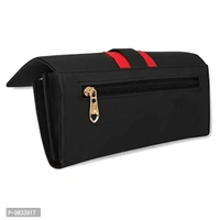 ALSU Women's Black Hand Wallet Hand Clutch with 4 Card Pocket_gdu-009blk