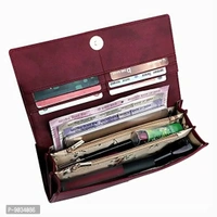 ALSU Women's Maroon Hand Wallet Clutch_jln-006mar