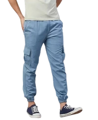 Elegant Denim Blue Solid Regular Fit Jeans For Men - 34, Blue