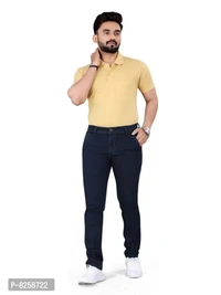 Classy Casual Fabulous Jeans For Men - Navy Blue, 34