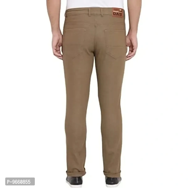 DAIS Men Skinny Fit Mid Rise Mildy Wash Grey,Khakhi and Olive Pack of 3 Jeans - 28