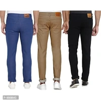 DAIS Skinny Fit Mid Rise Mildly Wash Denim Men's Jeans Pants Pack of 3 Jeans - 30