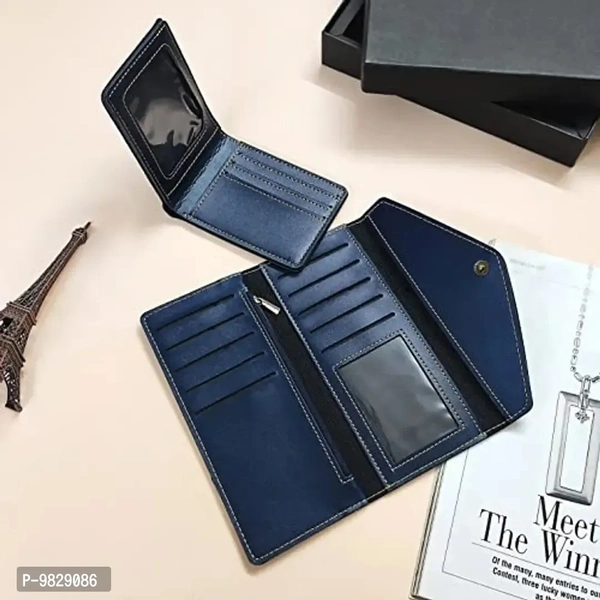 The Bling Stores Personalized PU Leather Clutch & Wallet Combo for Women