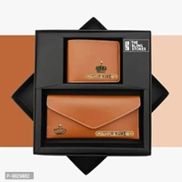The Bling Stores Personalized PU Leather Clutch & Wallet Combo for Women 