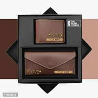 The Bling Stores Personalized PU Leather Clutch & Wallet Combo for Women
