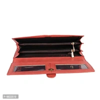 SaleBox P.U. Leather Women's Wallet / Belt Fold Wallet / Wallet for Girls/ Women's Cluthc / Hand Purse for Girls (Black) (Pink)