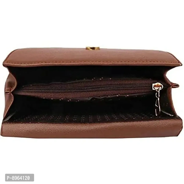 COMFABIE Ladies Stylish Side Bag for Party Casual Dark Brown Color