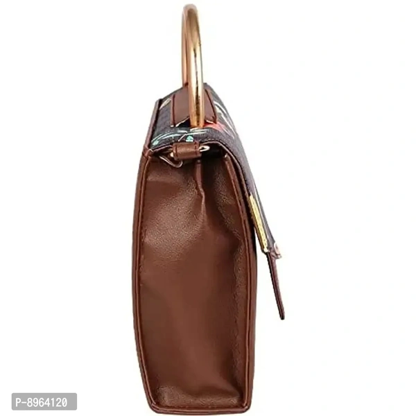 COMFABIE Ladies Stylish Side Bag for Party Casual Dark Brown Color