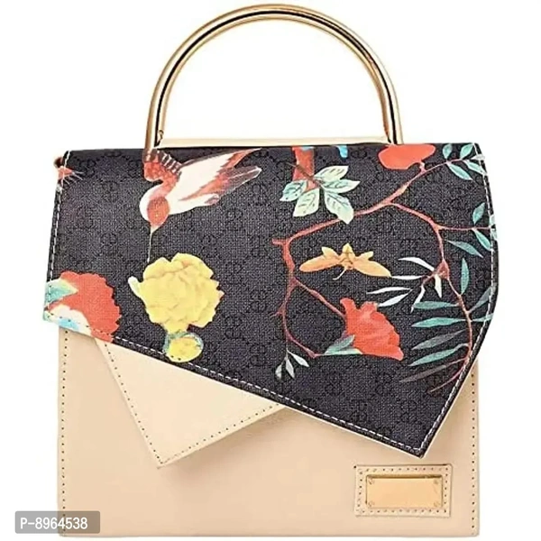 COMFABIE Ladies Stylish Side Bag for Party Casual Cream Color