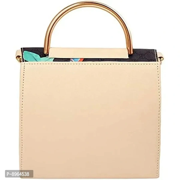 COMFABIE Ladies Stylish Side Bag for Party Casual Cream Color