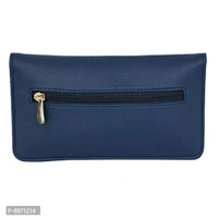 Lapis O Lupo Women Clutch (LLCL0007BL Blue)