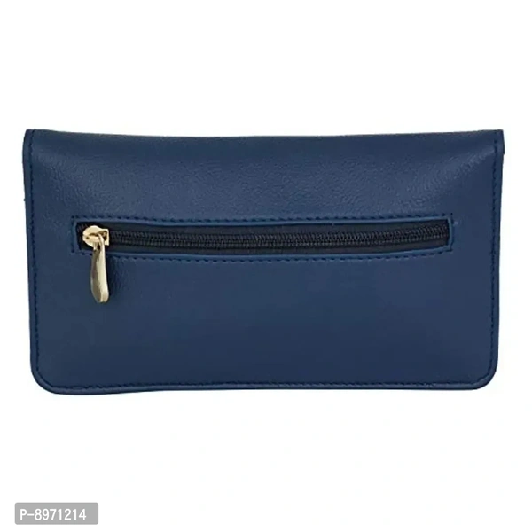 Lapis O Lupo Women Clutch (LLCL0007BL Blue)