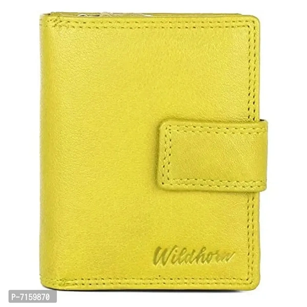 WILDHORN Lime Leather Women's Wallet (WHLW1000)