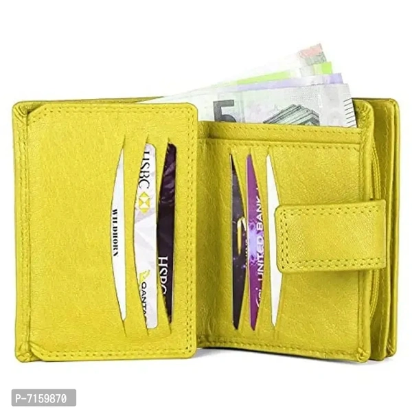 WILDHORN Lime Leather Women's Wallet (WHLW1000)