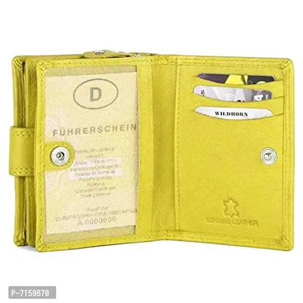 WILDHORN Lime Leather Women's Wallet (WHLW1000)