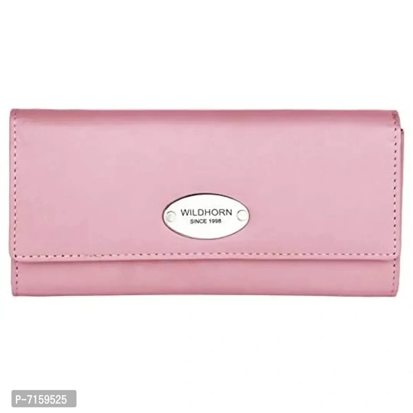 WILDHORN Ladies Leather Wallet (Pink)
