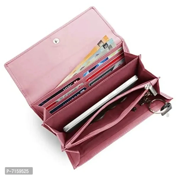 WILDHORN Ladies Leather Wallet (Pink)