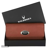 WILDHORN Wildhorn India Brown Leather Women's Wallet (WHLW1000)