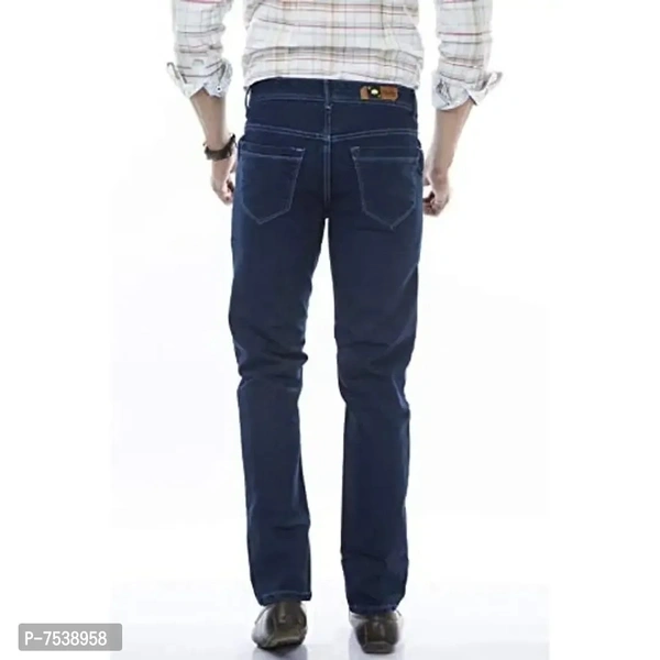 moudlin Men's Slim Fit Jeans (Pack of 2) (moudlin_jeans_combo DbB_28_Black Dark Blue_28) - 28