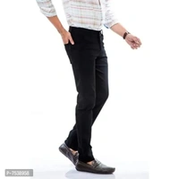 moudlin Men's Slim Fit Jeans (Pack of 2) (moudlin_jeans_combo DbB_28_Black Dark Blue_28) - 28