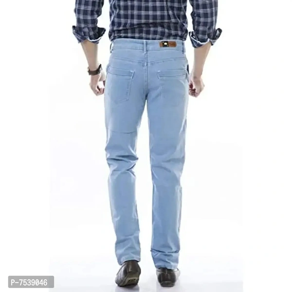 moudlin Men's Slim Fit Jeans (Pack of 2) (moudlin_jeans_combo SbB_34_Black Skyblue _34) - 40