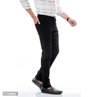 moudlin Men's Slim Fit Jeans (Pack of 2) (moudlin_jeans_combo SbB_34_Black Skyblue _34) - 40