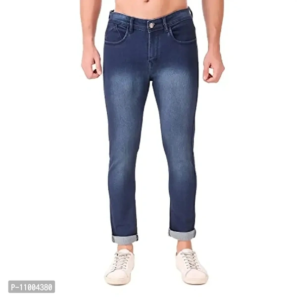 Oxy Denim Men's Slim Fit Stretchable Jeans/Men's Regular Fit Jeans/Regular Fit Denim Jeans for Men/Men's Regular Jeans/Men's Slim Stretchable Jeans - 34