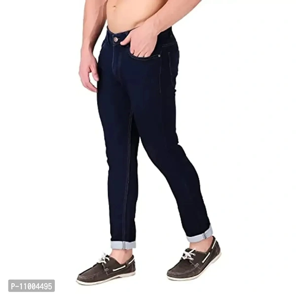 Oxy Denim Men's Slim Fit Stretchable Jeans/Men's Regular Fit Jeans/Regular Fit Denim Jeans for Men/Men's Regular Jeans/Men's Slim Stretchable Jeans - 30