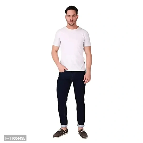 Oxy Denim Men's Slim Fit Stretchable Jeans/Men's Regular Fit Jeans/Regular Fit Denim Jeans for Men/Men's Regular Jeans/Men's Slim Stretchable Jeans - 34