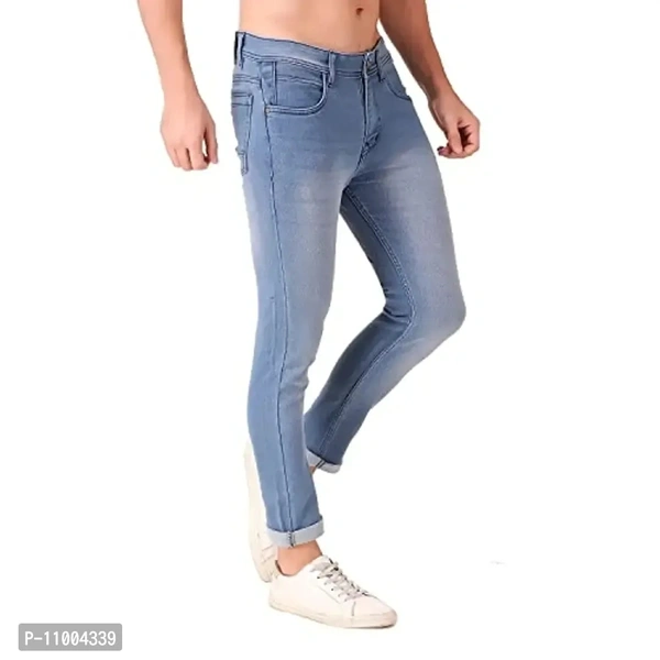 Oxy Denim Men's Slim Fit Stretchable Jeans/Men's Regular Fit Jeans/Regular Fit Denim Jeans for Men/Men's Regular Jeans/Men's Slim Stretchable Jeans - 28