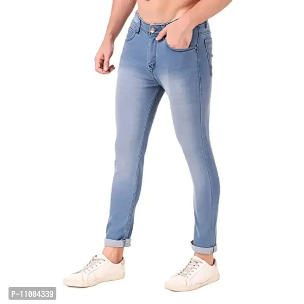 Oxy Denim Men's Slim Fit Stretchable Jeans/Men's Regular Fit Jeans/Regular Fit Denim Jeans for Men/Men's Regular Jeans/Men's Slim Stretchable Jeans - 32