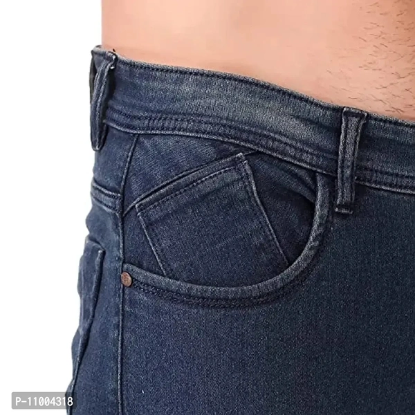 Oxy Denim Men's Slim Fit Stretchable Jeans/Men's Regular Fit Jeans/Regular Fit Denim Jeans for Men/Men's Regular Jeans/Men's Slim Stretchable Jeans - 36