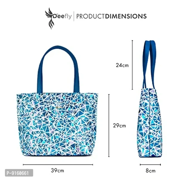 DeeFly Women's Latest Shoulder Stylish Handbag (Blue Inner)