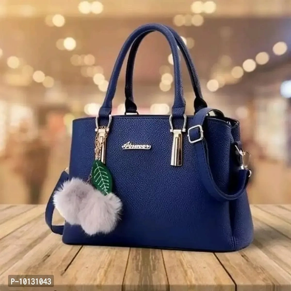 Classy PU Solid Handbags for Women