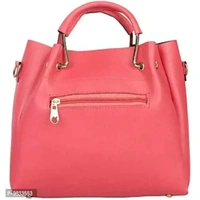 SaleBox P.U. Leather Handbag for Women's/Handbag for Girls/Women's Shoulder Bag Pack of Two (Small Size) (Pink)