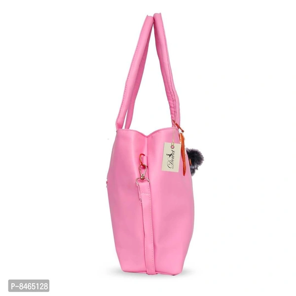 Elegant Pink PU Handbags For Women