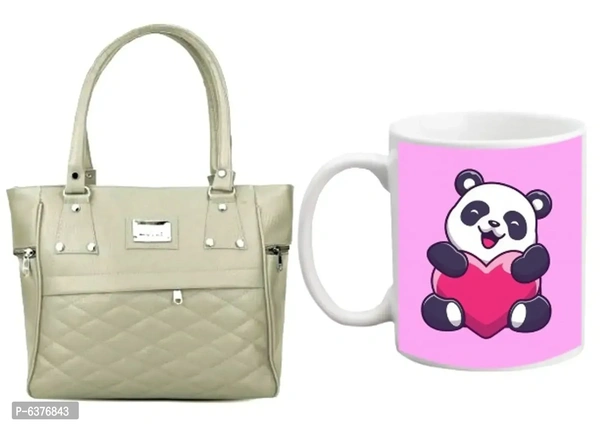 Stylish Resin Handbag With Mug For Women