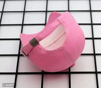 Stylish Adjustable Cap 100% Cotton With Wooden Logo And Pink Colour for Men And Women.