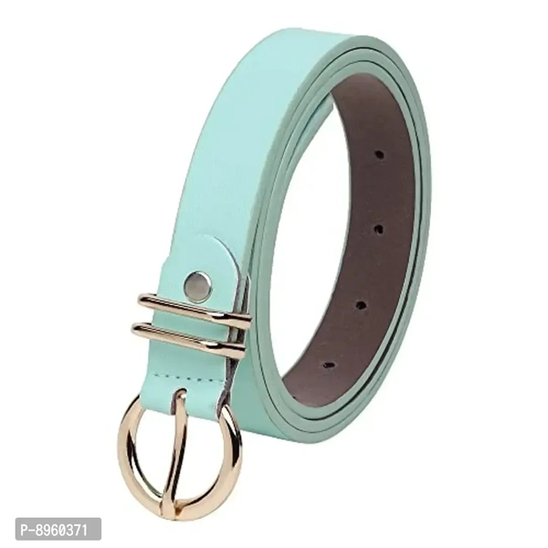 URBAN ALFAMI Women Vegan Leather Belt L204 | Mint
