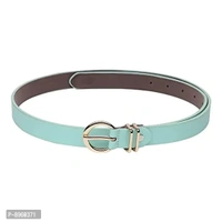 URBAN ALFAMI Women Vegan Leather Belt L204 | Mint