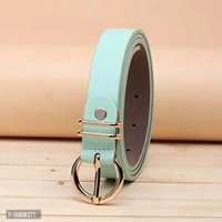 URBAN ALFAMI Women Vegan Leather Belt L204 | Mint