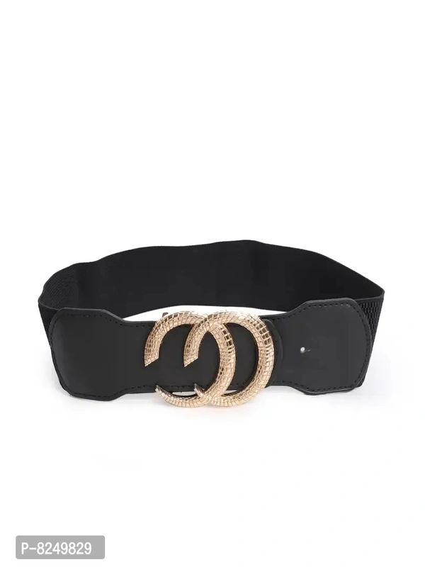 Classy Black Elastic Belts For Women And Girls