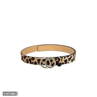 Dryon Women's and Girl's Faux Leather Belt ( Free Size ) (Multi)