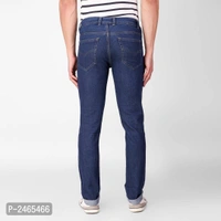 Blue Denim Regular Fit Mid-Rise Jeans - 28