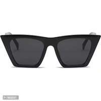 Dervin UV Protection Cat-Eye Sunglasses for Women (Black)