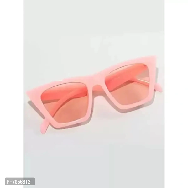 Dervin UV Protection Cat-Eye Sunglasses for Women (Pink)