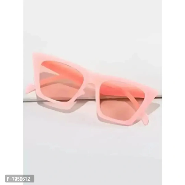 Dervin UV Protection Cat-Eye Sunglasses for Women (Pink)