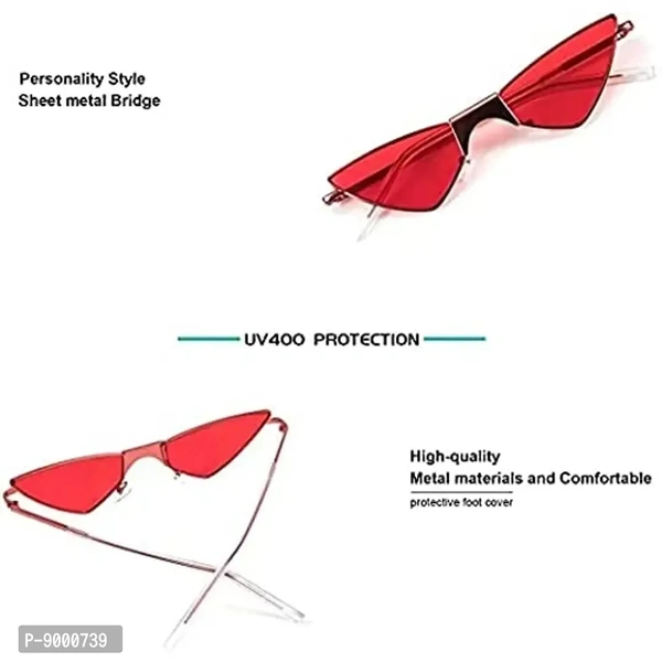 Women Cateye Sunglasses (Red)