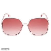 ROYAL SON Women Oversized Sunglasses Pink Frame, Pink Lens (Large) - 1 Sunglasses, 1 Cleaning cloth, 1 Glasses Box