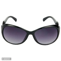 HRINKAR Queen Bee Over-sized Grey Lens Black Frame Sunglasses for Women - HRS71